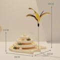 Wooden 2/3 Levels Pet Cat Toy Tower Tracks Disc Cat Intelligence Amusement Triple Play Disc Cat Toys Ball Training Toys