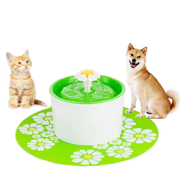 Cat Automatic Fountain Pet Drinking Water Dispenser Electric LED Dog Drinking Fountain Cat Feeder Drink Filter USB Powered